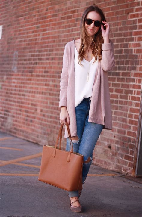 Blush Cardigan Twenties Girl Style