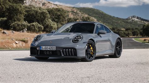 Dark Grey Porsche 911 Carrera Gts 2024 Car 4k 5k Hd Cars Wallpapers