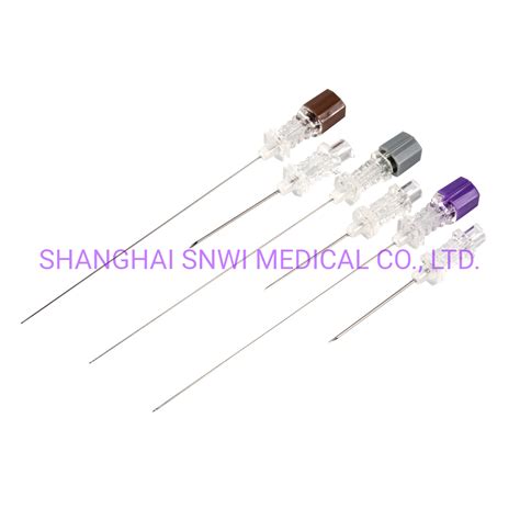 Ce Certificated Disposable Medical Sterile Pencil Point Anesthesia