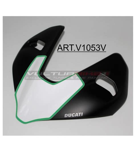 Autocollants De Queue Design S CORSE Blanc Noir Ducati Streetfighter