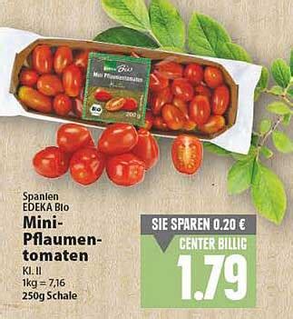 Edeka Bio Pflaumentomaten Angebot Bei E Center