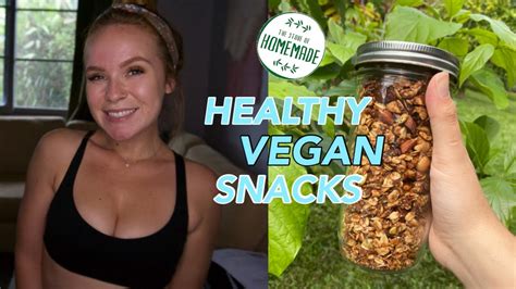 Healthy Protein Packed Vegan Snacks Youtube