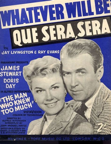 Que Sera Sera Whatever Will Be Doris Day And James Stewart From