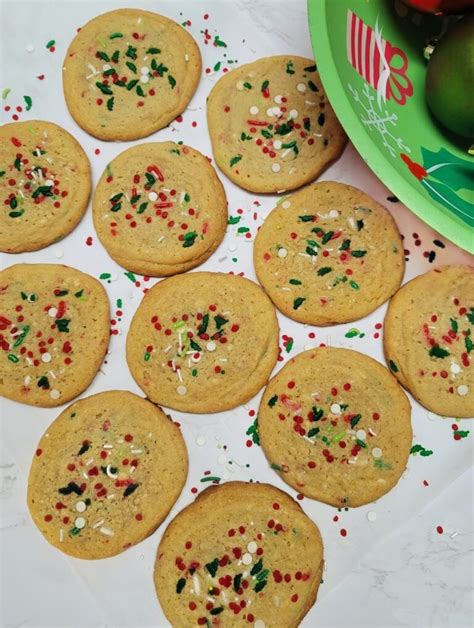 Christmas Sprinkle Cookies Simply Scratch Made