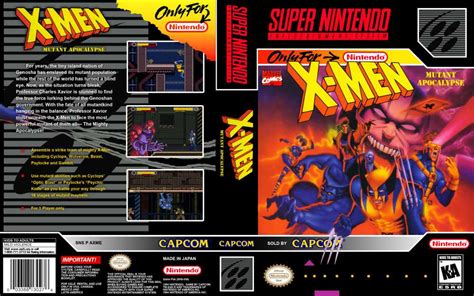 X Men Mutant Apocalypse Super Nintendo Videogamex