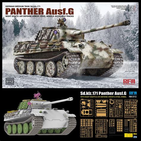 Ryefield Model RFM RM 5112 2072 1 35 Sd Kfz 171 Panther Ausf G W