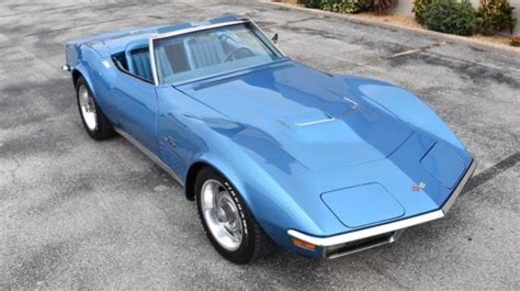 1970 Chevrolet Corvette 454 4Spd W Matching Numbers 0 Mulsanne Blue