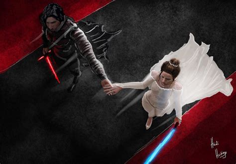 Heidi Hastings — Concept Art Of Kylo Ren And Rey Drawing In