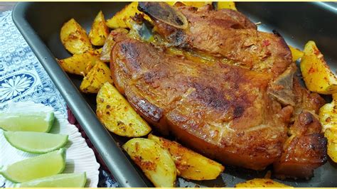 PERNIL ASSADO SUCULENTO BATATAS RÚSTICAS DELICIOSAS ECONOMIZE GÁS