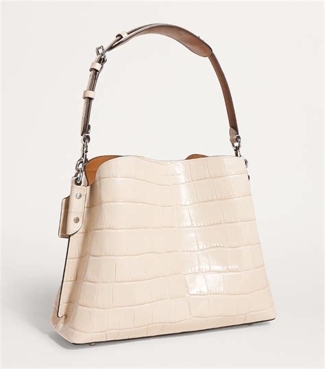 Womens Coach Ivory Leather Willow Bucket Bag Harrods Uk