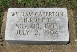 William Caperton Burdette 1903 1904 Mémorial Find a Grave