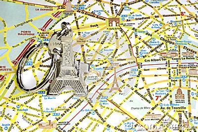 Paris Monuments Map Stock Photography | CartoonDealer.com #54358412