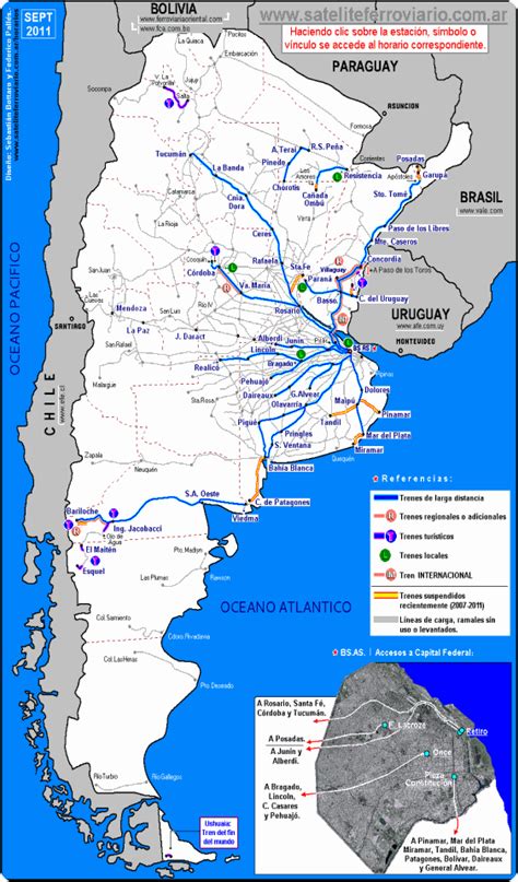 Mapa De La Red Vial Argentina Image To U