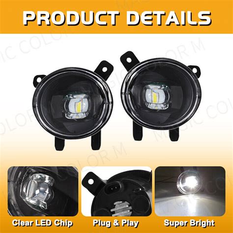 Fit For Bmw 2 To 4 Series F20 F22 F30 F32 F34 F36 228i 320i 328d Led Fog Lights Ebay