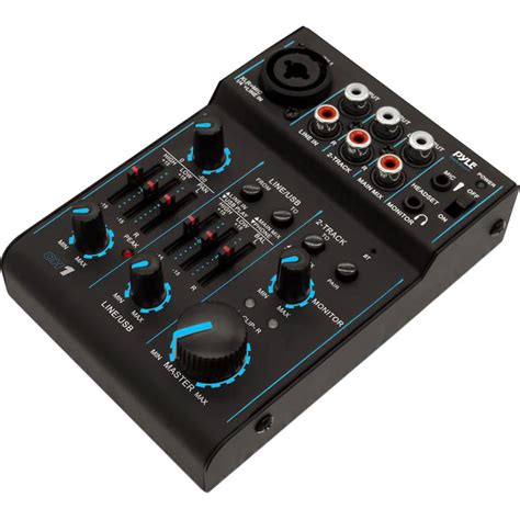 Pyle Pro Bluetooth Enabled 3 Channel Dj Mixer Audio Pad30mxubt