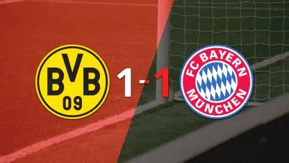 Borussia Dortmund vs Bayern Múnich en vivo seguí el partido minuto a