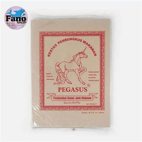 Jual Kertas Nasi Kertas Minyak Merk Pegasus Variant Shopee