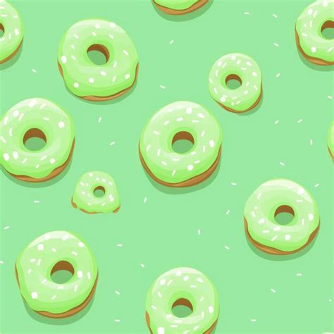 abstract green donut pattern images    freepik