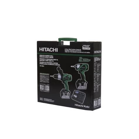 Hitachi 2 Tool Brushless Power Tool Combo Kit With Hard Case 2