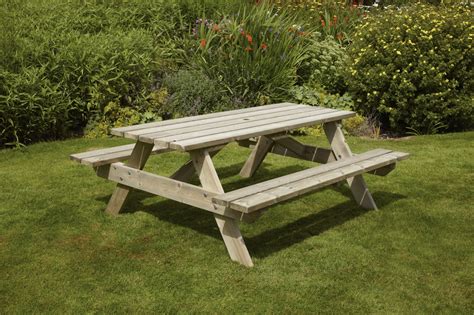 Woodshaw Appleton Picnic Bench - 6 Seater - Simply Wood