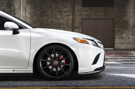 A 2018 Toyota Camry XSE On Blaque Diamond BD 11 Gloss Black Wheels