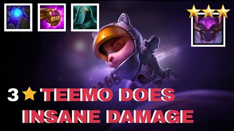 ⭐⭐⭐ 3 Star Teemo Broke This Game Tft 10 12 Teamfight Tactics