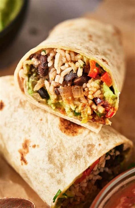 Vegetarian Burrito Recipe Splash Of Taste Vegetarian Recipes