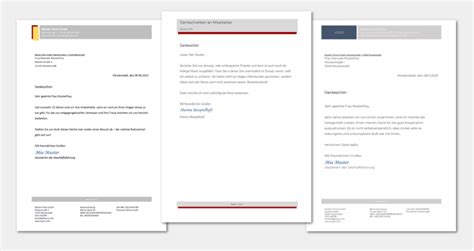 Dankschreiben Vorlagen Muster Beispiele Nerdcore