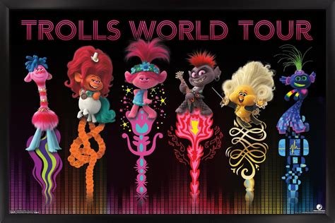 Dreamworks Trolls 2 Group Poster