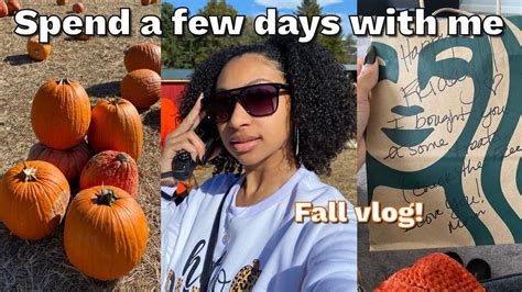 FALL VLOG Pumpkin Patch Haunted House With Friends Shopping Back