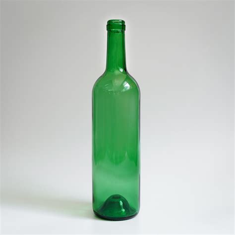 Supply Factory Wholesale Ml Wine Glass Bottle Custom Green Glass