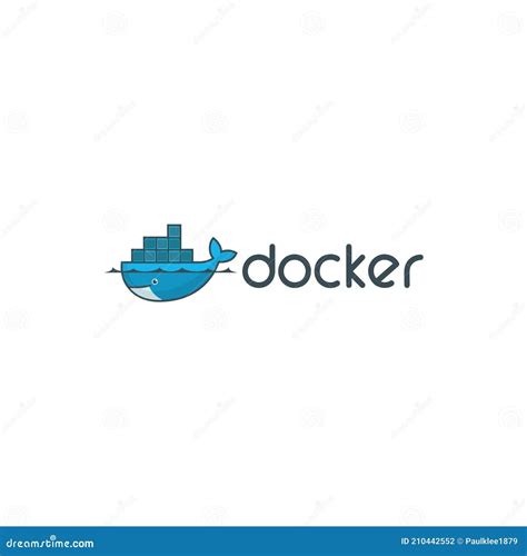 Docker Logo Editorial Illustrative On White Background | CartoonDealer.com #208329238