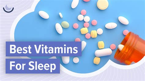 The Best Vitamins For Sleep YouTube