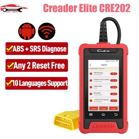 Launch X Creader Elite Cre Automotive Diagnostic Tool Engine Abs