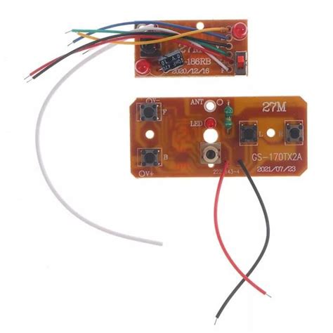 Pcs Carte Metteur Et R Cepteur De Circuit De T L Commande Rc Ch