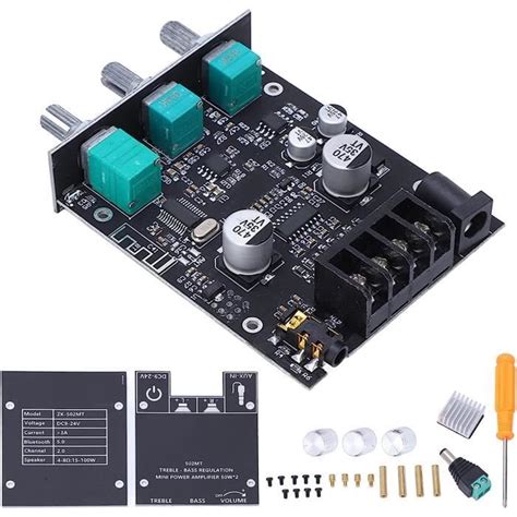 Carte D Amplificateur De Puissance Bluetooth Stéréo 2 0 Module D