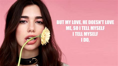 Dua Lipa New Rules Lyrics Lyric Video Youtube