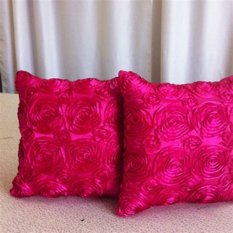 Hot Pink Pillow Etsy