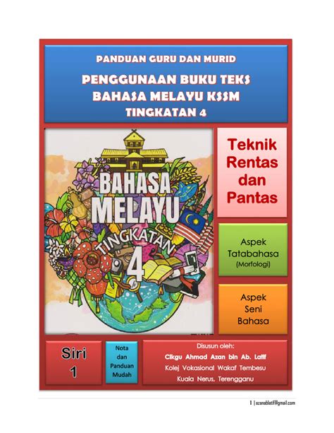 Jawapan Penuh Buku Teks Bahasa Melayu Tingkatan 2 Tingkatan 2 Modul