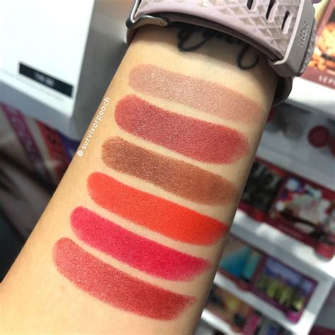 Sephora Lipstories Swatches — Survivorpeach Sephora Swatch Beauty