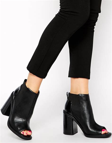 ASOS Botines Chelsea Peep Toe EXIT De ASOS En ASOS Boots Outfit