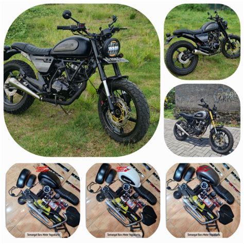 Jual Paket Scrambler Japstyle Khusus Verza Injeksi Dan Megapro Mono