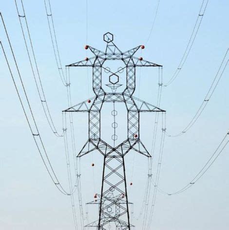 These Beautiful Giant Sculptures Support Power Lines With Style Bazinga