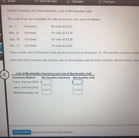 Solved EBook Show Me How Calculator Print Item Periodic Chegg