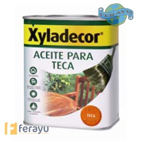 ACEITE PARA TECA INCOLORO 5 L ACEITES