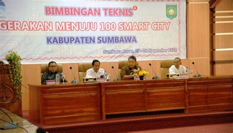 Kemkominfo Menandatangani Program Master Plan Smart City Samawa Rea