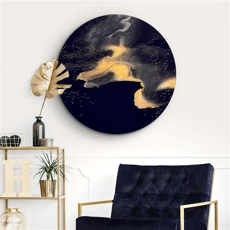 Alu Dibond Wall Circle Chang Lake Natron Wall Art