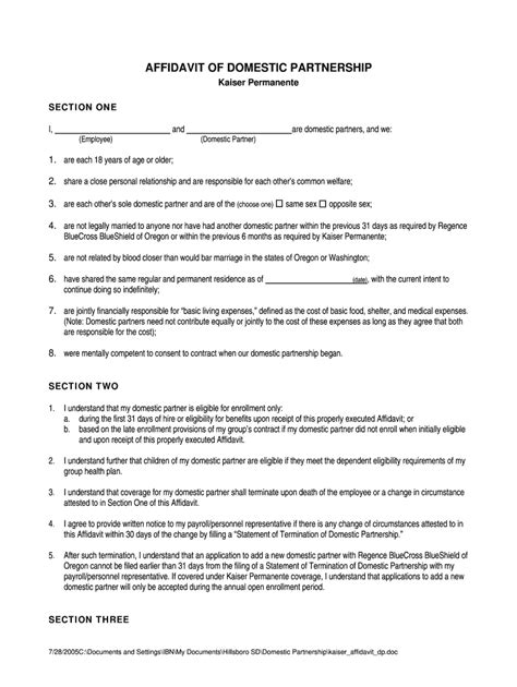 Joint Affidavit Of Domestic Partnership Philippines Fill Online