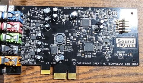 Creative Sound Blaster Audigy Fx Sb1570 Pcie 51 Sound Card Sbx Pro