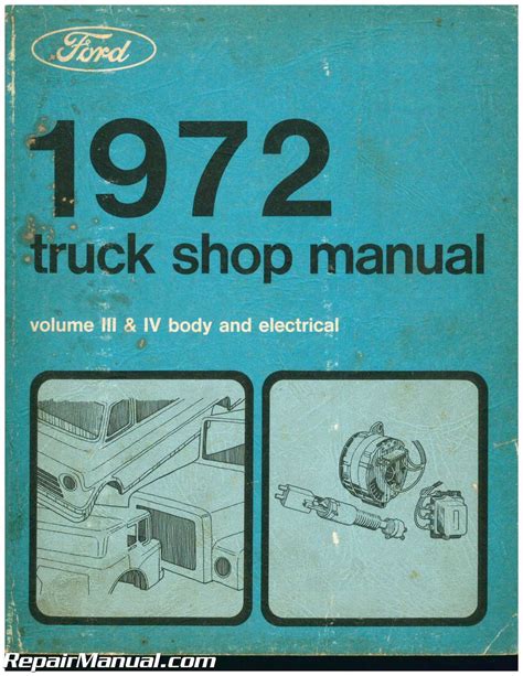 1972 Ford Truck Parts Catalog